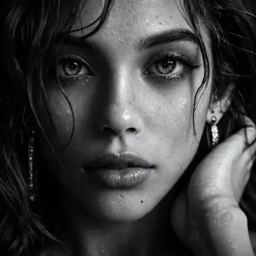 Brilliant, black and white photo, shallow depth of field, f1.2, 800 speed film, medium format, 8k, uhd, Sharp focus, Cinematic, close up, telephoto, sensual, intimate, passionate, Masterpiece, Ultra-realistic, Extreme realism, highly detailed photograph, looking_at_viewer, perfectly designed high school auditorium projection booth, naked girl, small 18 year old, 5 feet tall, nipples, dark, wide, massive areolas, (natural small saggy tits), heavy breasts, veinyonez, chubbyonez, matureonez, ais-crsd, <lora:Nipples XL:1.9>, <lora:realboobzXL:1.8>, <lora:SDXLHighDetail_v6-000005:1.1>, <lora:ais-crsd-sdxl:1.6>, <lora:dark:.8>