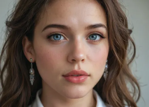 18-year-old girl with an incredibly beautiful face, professional portrait shot of the face only, no body, close-up, highest image quality, extremely realistic detailed image, ultra-detailed, high resolution, best quality, 8k, HDR.