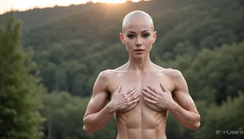 chinese girl, 25 year old, shaolin monk, (anatomic correct hands:1.9), (big breasts:1.1), topless, (baldhead:1.5), (oiled body:1.2), china, sunset, shaolin robe, shaolin kung fu fighting pose, full body, uberfit, muscular, athletic, NEGATIVE_HANDS, <lora:uberfit_lora_sdxl:1.2> chinese girl, 25 year old, shaolin monk, (anatomic correct hands:1.9), (big breasts:1.1), topless, (baldhead:1.5), (oiled body:1.2), china, sunset, shaolin robe, shaolin kung fu fighting pose, full body, uberfit, muscular, athletic, NEGATIVE_HANDS, <lora:uberfit_lora_sdxl:1.2>
