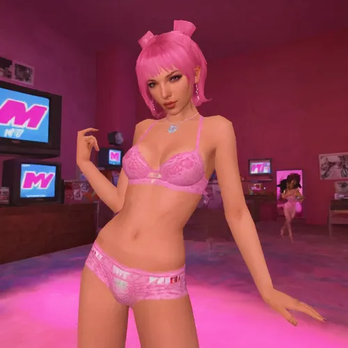 (pink style, slutty girl, aesthetic dreamcore, sexuality, blur, shine, neon, MTV, fashion), y2k3dnerdessence, Playstation, Graphics, PS1, Game, low, poly, playstation, 1, still, <lora:y2k3dnerdessence_v0.0.1:1.7>, <lora:PS1Redmond-PS1Game-Playstation1Graphics:.8>, <lora:Y2K Aesthetic [XL]-000550:.8>, <lora:LUISAPS2xx:.8>