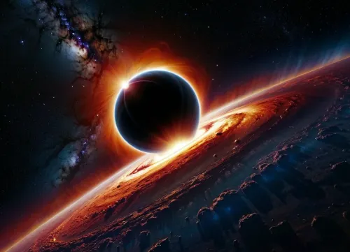 Masterpiece, very high definition, time geodesics in a curved space of general relativity close to a black hole view from afar, <lora:add-detail-xl:.7>, <lora:SDXLHighDetail_v5:.7>