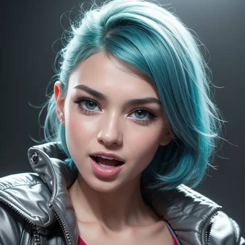 A hyperrealistic journey: the stunning punk-pixie at 32k uhd