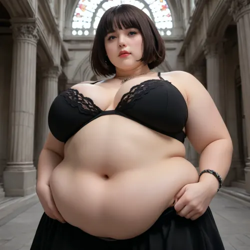 huge titty, obese belly chubby ssbbw, goth, s3xyg0th, <lora:s3xyg0th_20230811_henmix_LORA_512:.5>