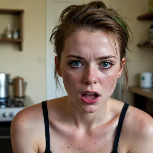 hot 18 years old irish girl with punk hair, freckles, deepthroat, balls deep, gagging, choking, 1woman, 1man, (negativeXL_D), crying, green, blue, brown, perfecteyes, sweaty, sweat, drops, gliding, down, her, body, horror, scene, dark, glowing, eyes, knife, rooms, girl, kitchen, gore, <lora:3cfdf102b8e09e99ae7eb77b194d9459:.5>