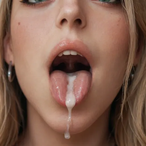 mouth in the wall, only a woman's mouth is visible in close-up, red lipstick, the whole mouth is covered with cum, the tongue licks cum from the lips, very close-up of the mouth, zavy-hlbckdrp, hole, through, foreground, <lora:zavy-hlbckdrp-sdxl:.9>, <lora:EnvyZoomSliderXL01:2>, <lora:SDXL_oral_v1-000009:.8>