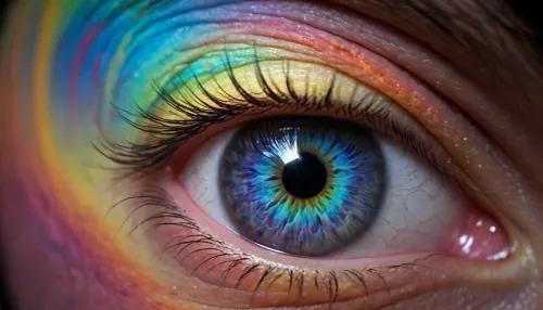 look to microscope macro zoom, (glowing adobe), miracle, rainbow light circeled in open universe, orbit, rainbow storm, rainbow fire, rainbow air, rainbow earth