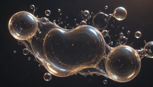 Style ios 16 sistem, fluid liquid black oil background, gentle undulations, any mockups, elements glassmorphism bubbles undulations, upper view, <lora:436263_training_data:2>, <lora:BubbleXL:1.1>