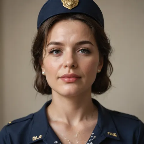 Mature chubby female police chief, bukkake, (brunette milf), (female police chief)