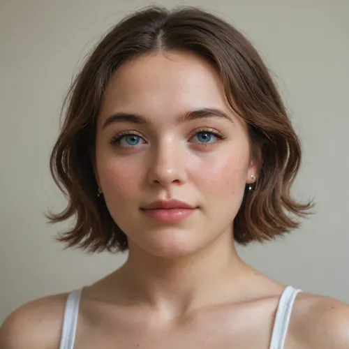 A pretty, chubby young woman face is completely smeared with spit, and she smiles happily., <lora:Chubby BBW - XL:.7>