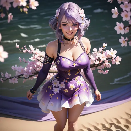 The AI generated a stunning 8K wallpaper of a beautiful porcelain profile woman face, with cinematic lighting effects and ultra realistic rendering that captured every detail