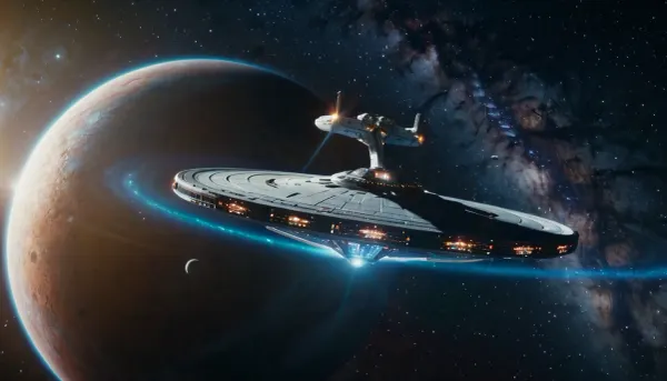 El Enterprise, una nave espacial con la más alta calidad de imagen, captó la belleza del espacio en resolución 4k