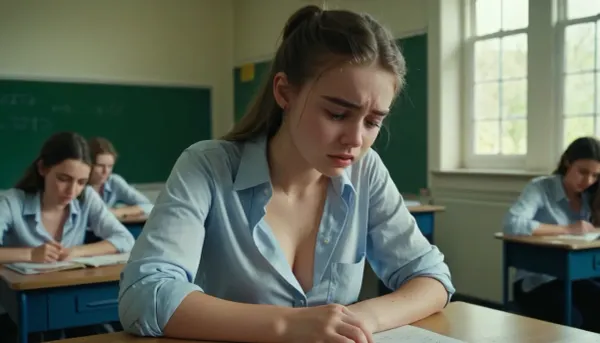 Lágrimas de vergüenza silenciosa: la lucha de una joven inglesa en el aula tranquila
