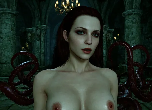 gameplay, old game graphics, old game hud, pale skin, vampire, slutty ass, tentacles, rtrcgi, Playstation, 1, Graphics, PS1, Game, <lora:retrocgi_sdxl_v1:.8>, <lora:498890_training_data:.8>, <lora:PS1Redmond-PS1Game-Playstation1Graphics:.8>