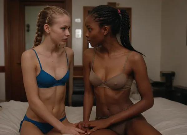 Amidst the bustle: a tale of two desires - an office romance turns hardcore between two horny women