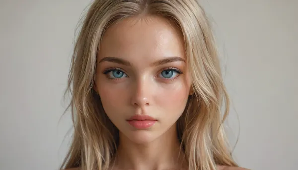 ((((full body view)))), (stand), (((Close-up of girl))), (((very petite girl))), (((turns to viewer))), (((oiled skin))), ((light blue eyes)), (((skinny))), (((18 years old))), (very girl:1), (makeup:1.3), beautiful, gorgeous, stunning, (blonde long hair:1.6), white background, <lora:add-detail-xl:.8>, <lora:Midjourney Image Enhancer XL v1:.8>, dick, VCuteStyle, <lora:CuteCombine1:.8>, insert, 4ng3l, face, <lora:SDXL_BetterFaces-LoRA_v1:.8>