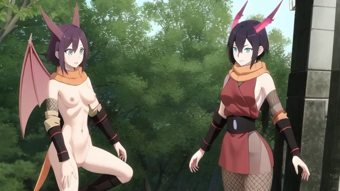 드래곤, 그것의 scarlet 가늠자와 fiery 오렌지 날개, 하늘을 통해 soared