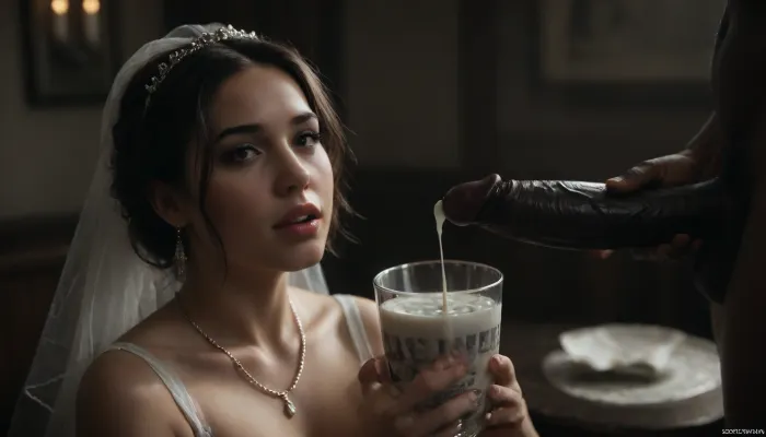 The persian wedding: a gokkun spectacle of interracial love and bbc cum