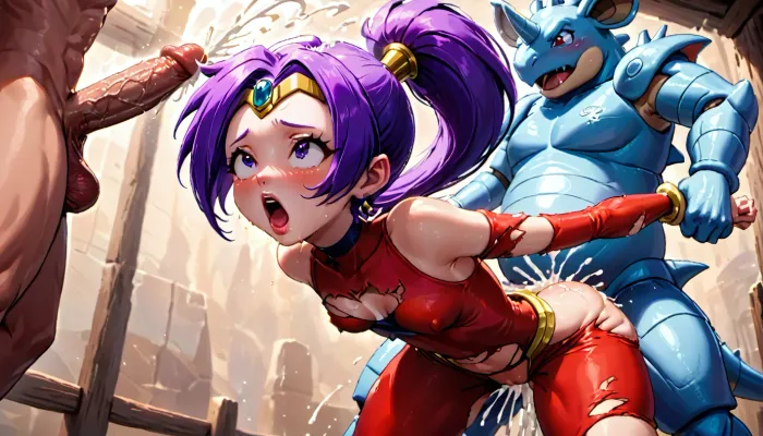 एक sinister liaison: shantae का सामना nidoking के साथ - जुनून और प्रतिगमन की कहानी