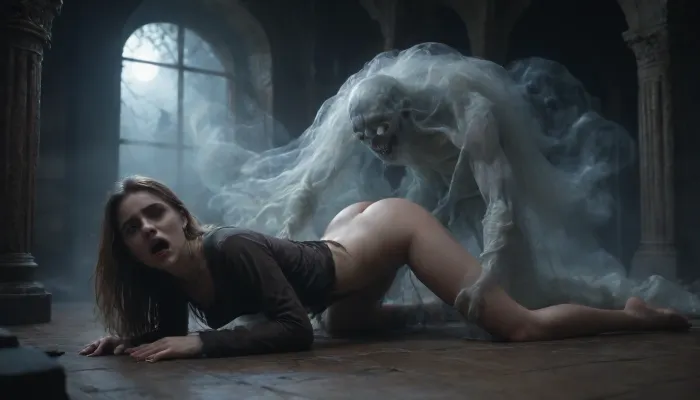 massive werewolf standing, werewolf having sex with human female, flat-chested, on all fours with legs slightly spread, hands on the floor, massive veining, ribbed cock penetrating pussy, vaginal sex, passionate sex, all the way, moaning, big pussy juices, long sleeve tight bodystocking, athletic body, high definition, blue eyes, blond hair, long hair, extremely beautiful face, very detailed, werewolf opens its mouth and shows its sharp teeth. The scene is in the surroundings of an ancient castle, (terrifying ghosts and other creatures of the night:1.7), are hiding in all possible corners of the great hall, watching the unlikely couple having sex. The atmosphere is frightening and arousing at the same time. high detailed, modern-werewolf, 1girl, 1boy, prone, bone, sex, from, behind, lora, (ProneBone-000010:.5), Black, and, white, art, black, pencil, shading, charcoal, drawing, toned, brutal, dark, b/w, color, scheme, <lora:Modern_Werewolf:.8>, <lora:Black and white art.V1:1.2>, <lora:ahxl_v1:.9> massive werewolf standing, werewolf having sex with human female, flat-chested, on all fours with legs slightly spread, hands on the floor, massive veining, ribbed cock penetrating pussy, vaginal sex, passionate sex, all the way, moaning, big pussy juices, long sleeve tight bodystocking, athletic body, high definition, blue eyes, blond hair, long hair, extremely beautiful face, very detailed, werewolf opens its mouth and shows its sharp teeth. The scene is in the surroundings of an ancient castle, (terrifying ghosts and other creatures of the night:1.7), are hiding in all possible corners of the great hall, watching the unlikely couple having sex. The atmosphere is frightening and arousing at the same time. high detailed, modern-werewolf, 1girl, 1boy, prone, bone, sex, from, behind, lora, (ProneBone-000010:.5), Black, and, white, art, black, pencil, shading, charcoal, drawing, toned, brutal, dark, b/w, color, scheme, <lora:Modern_Werewolf:.8>, <lora:Black and white art.V1:1.2>, <lora:ahxl_v1:.9>