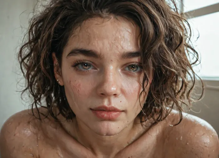 [((photorealism 4k)), , , [[((body)), , , ((face), (eyes), (woman 18), (beauty model), (brown hair), (bob cut), (anxious face), (bagging eyes), (legs up), (arms tied), (body parts), (legs spread), (arms raised), (hands cuffed), (breasts tiny), ((vagina, (shaved), (menstrual blood)), (rectum visible))), , ], [((view)), , , (look in eyes), , , ((eyes), (body), (face), (skin), (whole), (front), (above)), , , (4 k), , ]]]