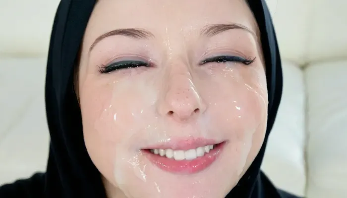 8k, high resolution, wearing black hijab, close shot, turkish girl, very skiny face, winking, no makeup, smile, <lora:JustCum:1.2>