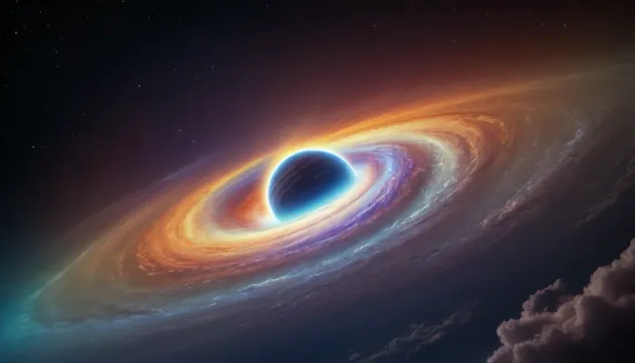 (orbit of eart), hmiracle, rainbow light circeled in open universe, orbit, rainbow storm, rainbow fire, rainbow air, rainbow earth