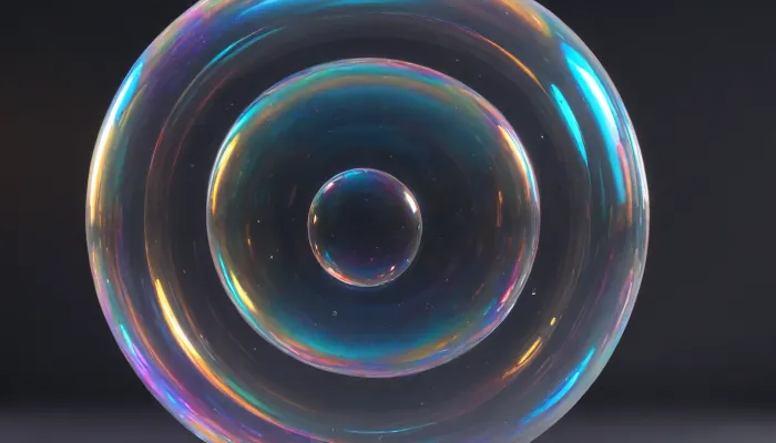 A bubble, Style ios 16 sistem, sound waves interacting with the bubble, (fluid liquid, degrad black oil undulations, background), ((gentle undulations bubble)), any mockups, ((elements glassmorphism undulations, a WhatsApp icon inside the bubble, write "Hello world" inside the bubble)), upper view, <lora:436263_training_data:.5>, <lora:BubbleXL:1.2>