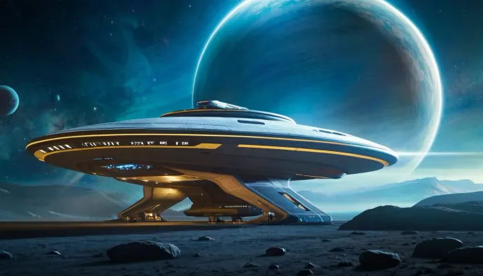 Garip Yeni Dünyaların Şirketi, Kaptan Kirk’in maceralarını takip eden bir sci-fi TV şovudur ve ekibi, futuristic starship, Enterprise. Bir bölümde, olarak bilinen yabancı bir yarışla karşılaşırlar
