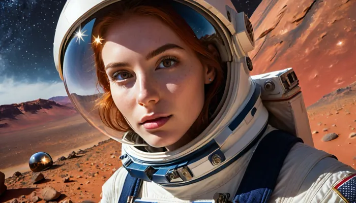 她身材高大,斯堪的纳维亚和爱尔兰特色,具有华丽的天然金雀形外观. 她的宽长的下颚,高的颊骨,突出的鼻子和微妙的上转的纽扣鼻子使她看起来像一个美丽的年轻女人. 她的大块头