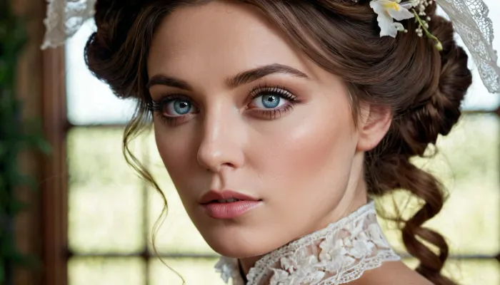 La IA generó una foto de un Fae con ojos fascinantes y pupilas iguales, iris perfectamente redondo, ojos simétricos, ojos de alta calidad, iris ultradetallado, ojos brillantes y expresión cautivadora