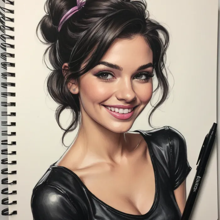 The pastel grease pen glided across the page, leaving a trail of vibrant colors. The art portfolio sketchbook was filled with images of her girlfriend in pastel grease pen, grinning from ear to ear