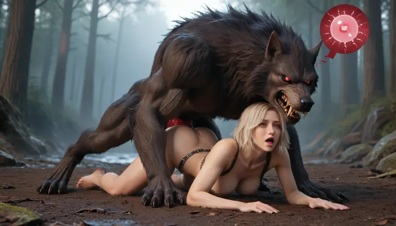 Primal passion: a modern tale of werewolf impregnation