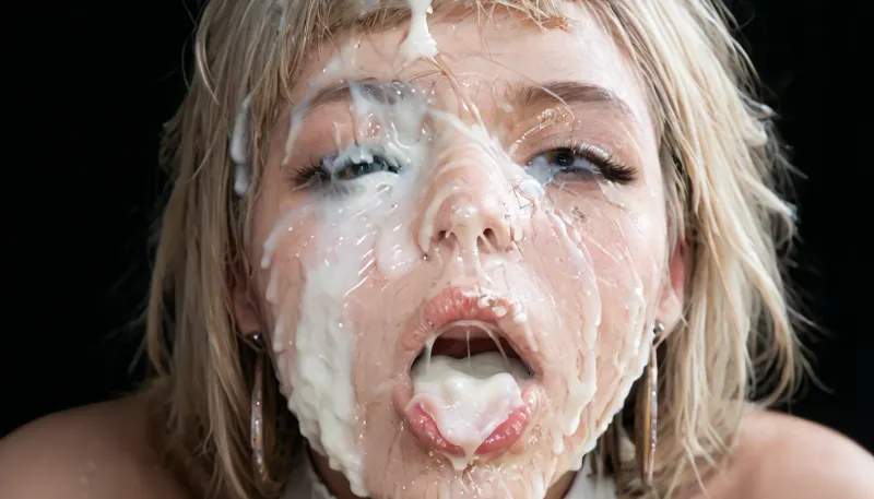 Bukkake: a moment of shock and acceptance in high-resolution macro photography