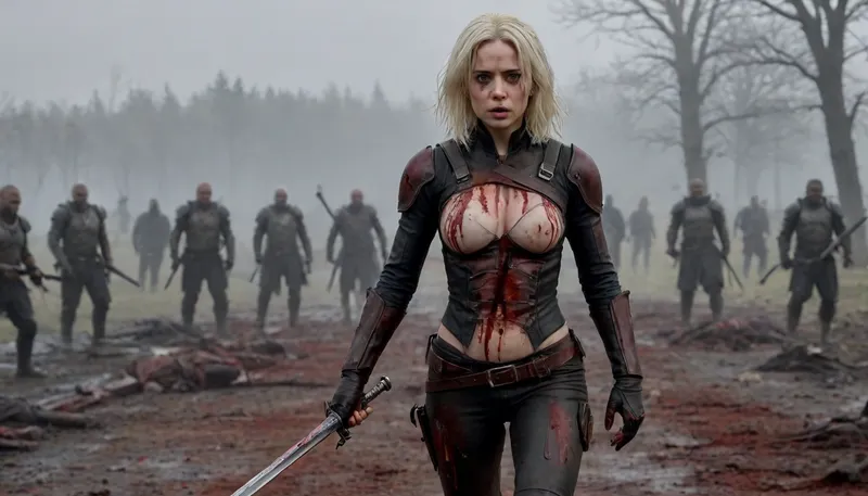 blood covered