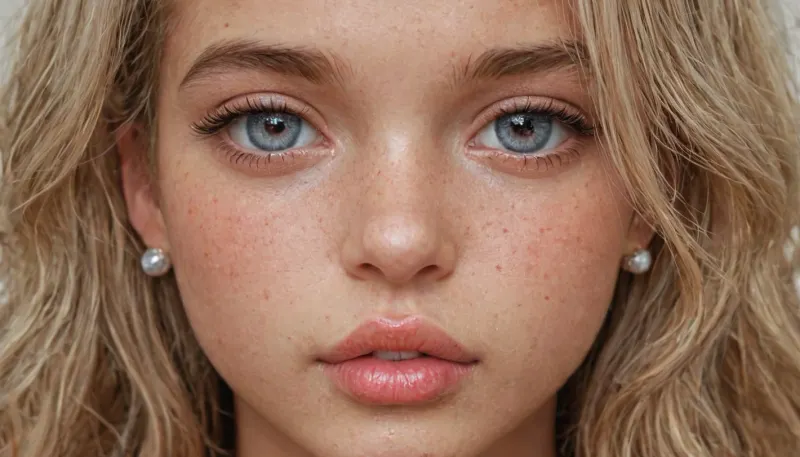 young girl, very young, perfect posture, high-born princess, large gap between legs, wide hips, big pumped up ass, big pumped up breasts, (white and smooth long hair), (very large and reddened from excitement labia), short, soft pink lipstick on lips, soft pink manicure and pedicure, very sexy face, very young face, face like an angel, big lips, small shoulders, thin arms, very young skin, big eyelashes, smooth pussy, soft pink nipples, stands facing the camera, full height, feet shoulder-width apart, mouth slightly open, looking at the camera, close up, smiles tenderly