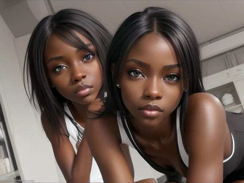 Ultra realistic, perfect face, perfect eyes, (Very skinny), (black), girl, ((tiny ass)), ebony, eye contact, shaved pussy, random camera angles, random pose, (small boobs), random hair colour