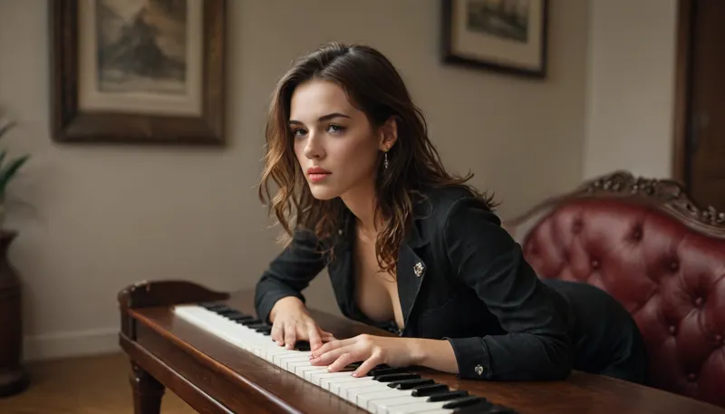 sofa red tufted leather walls with piano black buttons