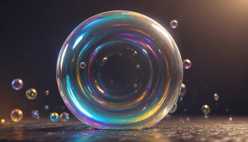 A spiral bubble, Style ios 16 sistem, (fluid liquid, degrad black oil undulations, background), ((gentle undulations bubble)), any mockups, ((elements glassmorphism undulations, a WhatsApp icon inside the bubble, write "Hello world")), upper view, <lora:436263_training_data:.5>, <lora:BubbleXL:1.2>