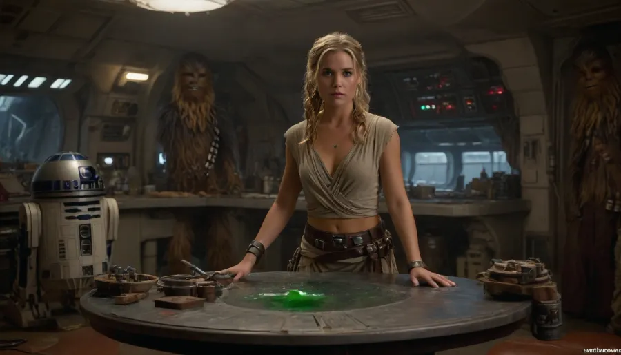 A slice of tranquility: the female jedi mastering dejarik amidst the mess and mayhem in millennium falcon's common room